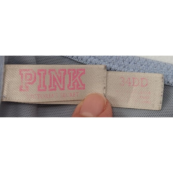 Victoria's Secret PINK Bra Women’s 34DD Lavender Purple Push Up Racerback-Read - Picture 6 of 7